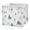Cool Blues And Greens Snowboarders Pattern, variant on Fabric Storage Bins Foldable Cube For Home Organization Baskets White and Black Aztec Pattern