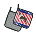 thumbnail image 2 of Carolines Treasures BB3344PTHD USA Patriotic Boston Terrier Pair of Pot Holders  7.5HX7.5W multicolor, 2 of 3