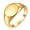 Gold D, variant on Cursive Initial Rings for Women Men Letter Signet Stainless Steel Oval Top Engraved Elegant Simple Dainty Personalized Gift Jewelry Silver K 7