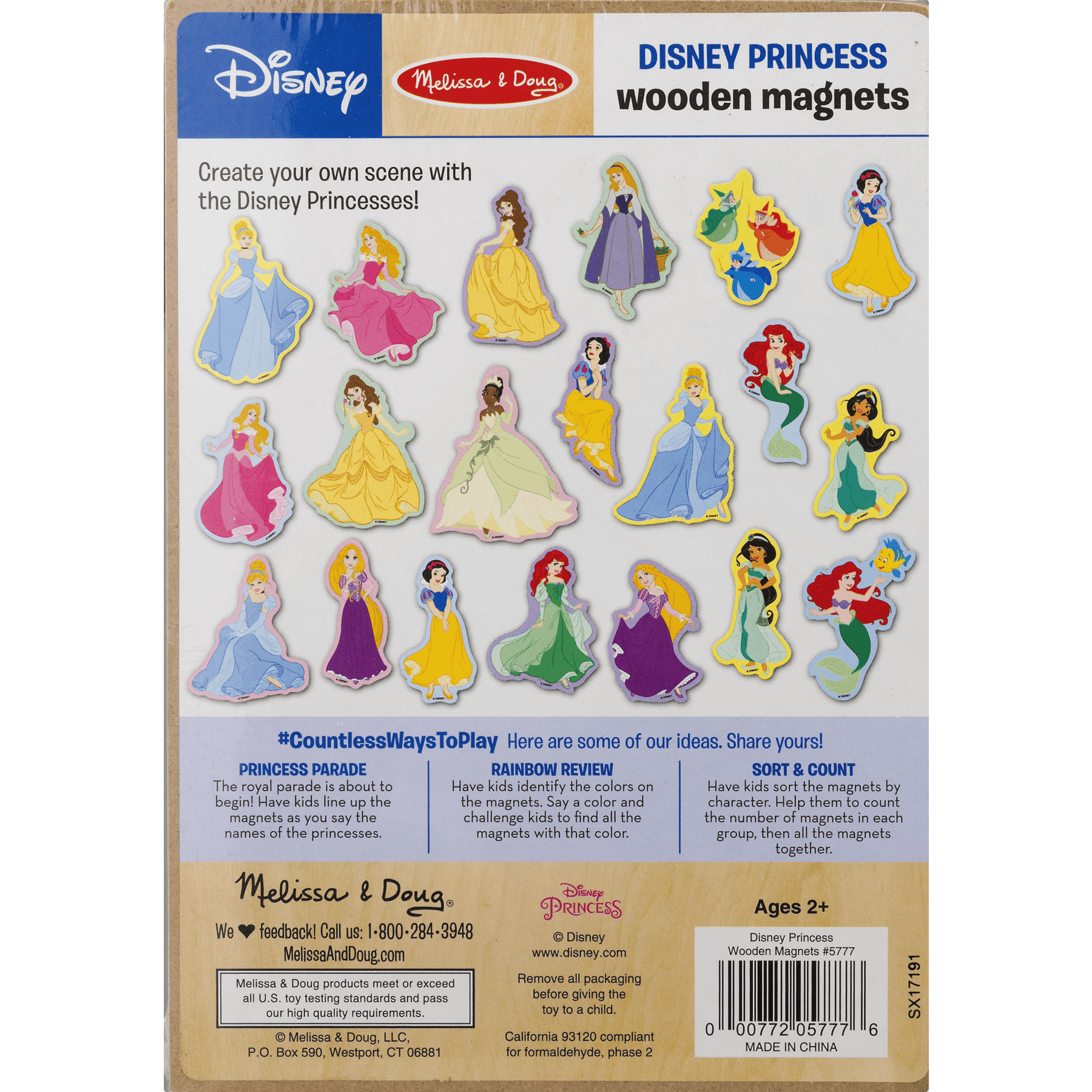 melissa and doug disney princess magnets