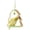 Green, variant on Natural Bird Swing - Tree-Shaped Parrot Perch with Bell and Cork Toys, Spinning Wooden Stand for Parakeets, Budgies, Lovebirds and Small/Medium Birds.