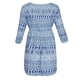 thumbnail image 5 of Vestido de Playa jinwen Suelto de Rayas Con Cuello Nuevas Mujeres, 5 of 8