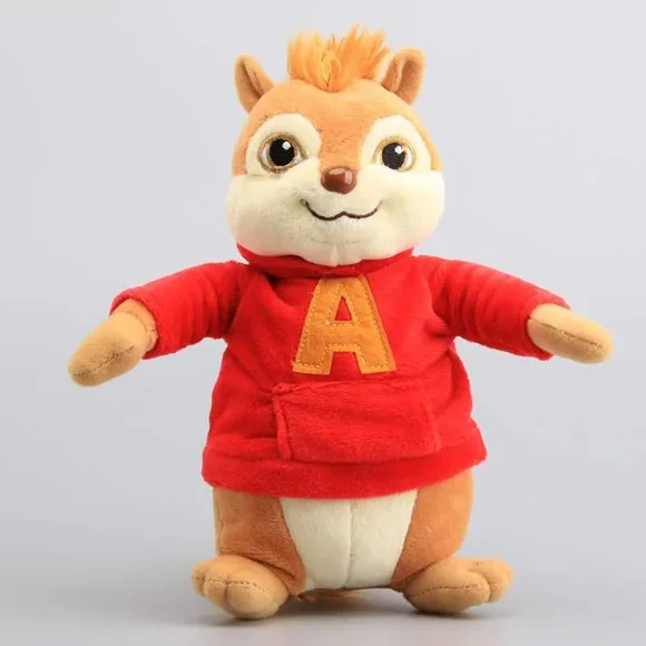 Alvin and the Chipmunks Plush Toys Kawaii Fluffy Chipmunks Stuffed Animals 9quot 22 CM Children Xmas Gift 2107243711111
