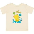 thumbnail image 3 of Inktastic Quack Quack Cute Duckling with Flowers Boys or Girls Baby T-Shirt, 3 of 5