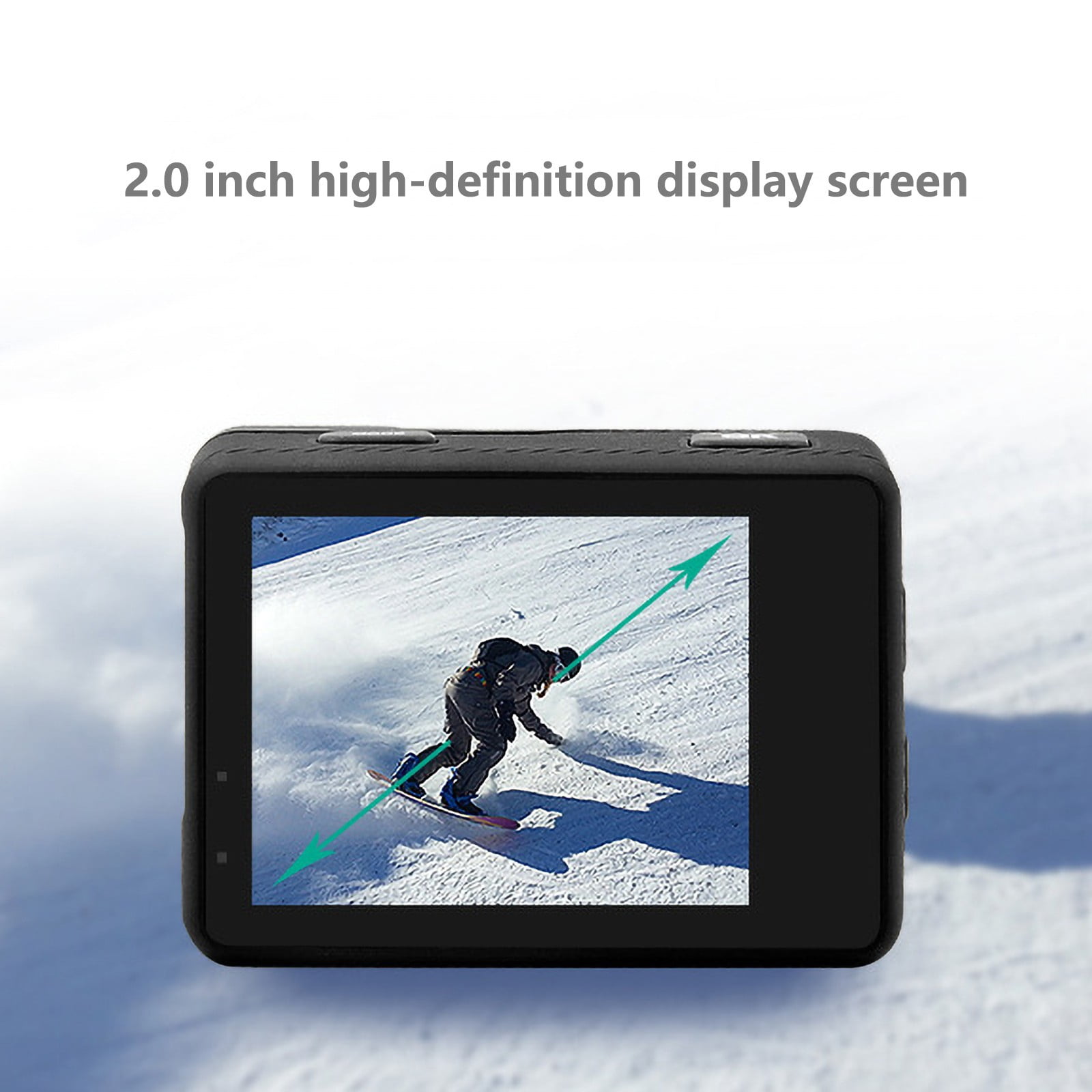SCNOR HD 4K Digital Video Cameras,16x Zoom,48MP,Portable Camera,3 inch LCD Screen,Black