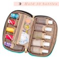 thumbnail image 3 of Estuche de esmalte de uñas LUXJA con capacidad para 10 botellas de 15 ml con bolsillos con cierre, 3 of 7