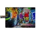 thumbnail image 3 of PKQWTM Colorful Designs Graffiti Alley Baltimore Maryland Book Cover Book Protector Book Sleeve Book Pouch Book Bag 6x9 inch, 3 of 4