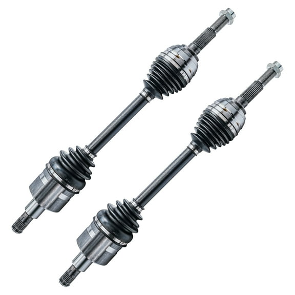 Detroit Axle - 4WD Front CV Axles for 2002-2009 Chevrolet Trailblazer GMC Envoy 2003 2004 2005 2006 2007 2008, 2 CV Axles Assembly Replacement