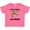 Hot Pink, variant on Going Fishing with Grandpa Boys or Girls Baby T-Shirt