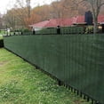 thumbnail image 2 of Bibana 5ft x 50ft Privacy Fence Screen Windscreen Shade Cloth for Garden and Balcony - Green, 2 of 7
