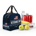 thumbnail image 5 of Pofeuu Happy Veterans Day Print Lunch Bag Lunch Box Insulated Lunch Bag Adult Lunch Box for Men and Women, 5 of 8