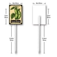 thumbnail image 7 of Yjiankangz Aluminium Yard Sign Green-Beans Vegetable Garden Sign 8x12inch Outdoor Natural Retro Metal Signs Plant Markers And 12.8" Stake Kit, 7 of 7