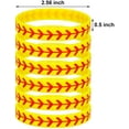 thumbnail image 4 of Pulsera de softbol Pulsera de softbol Pulsera de silicona Regalo de softbol para jugadores de softbol y equipos de softbol, 4 of 5