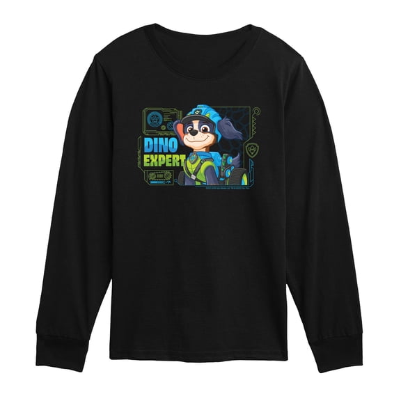 Paw Patrol: The Dino Movie - Rex Dino Expert - Toddler Boys Long Sleeve Graphic T-Shirt