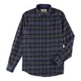 thumbnail image 2 of Camisa abotonada cepillada resistente a la intemperie para hombre, azul, mediana Weatherproof Botones al frente, 2 of 2