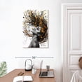 thumbnail image 3 of Elephant Stock Deeper Than The Soul Wall Art - Vertical Canvas Wall Art - Living Room Wall Decor - People Canvas - White And Black Decor By Ashvin Harrison - 20" x 30", 3 of 8