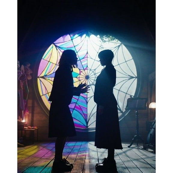 Wednesday diamond painting set (for adults) 5D DIY character diamond art set (for beginners) round full diamond diamond painting gemstone art crafts (home wall decoration gift)