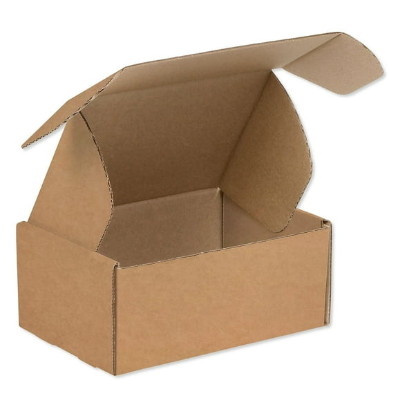 Box Partners Deluxe Literature Mailers 9" x 6 1/4" x 2" Kraft 50/Bundle MFL962K