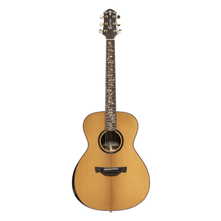 Crafter 27164 Electro Acoustic Guitar - Orchestra Model - RA Series - Vintage Violin Sunburst - Natural & bag