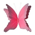 thumbnail image 2 of CREATITOY Double-Layer Gradient Paper Butterfly Flowers - Party Garden Path Decor, 2 of 6