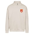 thumbnail image 2 of Men's Levelwear Khaki Atlanta Flames Retro Murray Quarter-Zip Pullover Top, 2 of 3