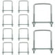 thumbnail image 1 of Perno en U cuadrado YIDU69Q para remolque de acero galvanizado, 10 unidades, 1 of 5