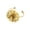Gold, variant on Women's Adjustable Ring with Daisy Sunflower and Zircon Accent Durable Alloy Open Ring Fashionable Gift Jewelry for Her Modern Design