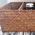 thumbnail image 5 of 3-section Wicker Baskets For Shelves, Hand-woven Seagrass Storage Baskets Toilet Paper Basket Large, 5 of 5