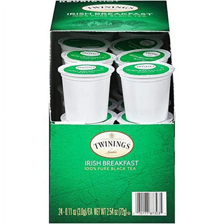 Twinings Irish Breakfast Black Tea K-Cup Pods | 48 Count (2 Packs), Bold & Robust, For Keurig Brewers