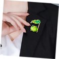 thumbnail image 2 of Frog Enamel Pin Brooch for Men and Women, Stylish Metal Suit Pin, No Gemstone, Unique Design, Durable Material, 2 of 5