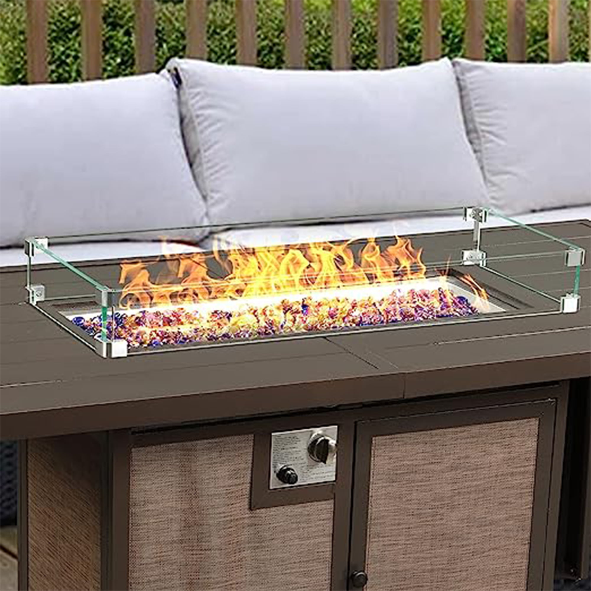 Comodo 62.5 Aluminum Propane Fire Pit Table