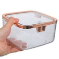 thumbnail image 5 of ELAYARD Transparent Plastic Desktop Trash Can with Press-to-Open Lid, Small Office and Home Storage Waste Bin, 5 of 8