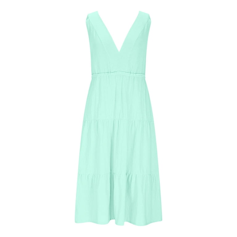 Ygbgbb Women's Velvet Maxi Dress Casual Long Sleeve Crewneck Shirt Dresses Loose Fit Guest Dresses Elegant Cocktail Dress with Pockets Mint Green XXL