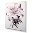 thumbnail image 2 of Designart "Beauty in Glimmering Hibiscus I" Floral Canvas Wall Art, 2 of 5