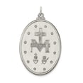 thumbnail image 4 of FB Jewels Sterling Silver Antiqued Miraculous Medal, 4 of 4