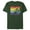 Dark Green, variant on Men's MTV Horizontal Rainbow Logo  Graphic Tee Dark Green 3X Large