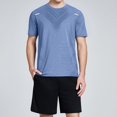 thumbnail image 2 of Stamzod Men Short Sets Outfits 2 Piece Summer Workout Crewneck T-Shirt and Shorts Casual Athletic Running Sweat Suit, 2 of 9