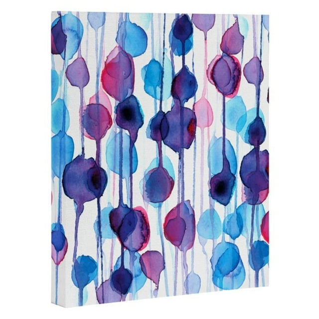Deny Designs 20" Abstrait Aquarelle Toile d'Art