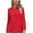 Red, variant on BLVB Women's Button down Shirts Long Sleeve Blouses Formal Collared Dress Shirts V Neck Tops Office Work Shirts