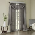thumbnail image 2 of Harper Solid Crushed Window Panel Pair Grey 42" x 95", 2 of 4