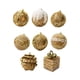 thumbnail image 3 of 8 bolas navideñas colgantes irrompibles para puerta de chimenea. Dorado, 3 of 9