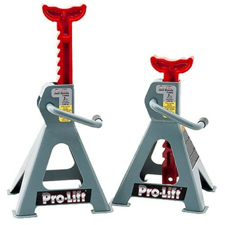 2 Ton Jack Stands - Pro-Lift T-6902 Grey Jack Stand, 2 Ton Capacity