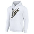 thumbnail image 2 of Unisex Starter White New Orleans Saints Color Scratch Fleece Pullover Hoodie, 2 of 3