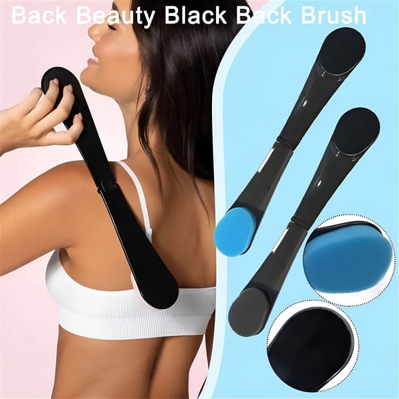 ACDANC Self-Tan Back Applicator, Back Brush for Applying Self-Tan, Long Handle for Controlled Sunless Tanning, Friendly Back Tanning Applicator, Foldable Sunscreen Applicator