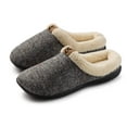 thumbnail image 4 of Roxoni Women's Knitted Fleece Lined Winter Slippers, Rubber Sole -sizes 6 to 11 -style #2111, 4 of 4