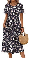 1 Black Floral