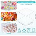 thumbnail image 2 of 40 Pcs Clear Acrylic Boxes, Small Clear Boxes with Lids, 2.2 x 2.2 x 2.2 in Plastic Square Cube, Square Display Box, Clear Container Boxes for Candy Pill Earring Jewelry Tiny Beads, 2 of 7
