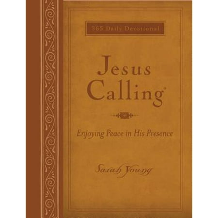 Clip Jesus Christ Jesus Calling (Large Print Leathersoft) : Enjoying Peace in His Presence (with Full Scriptures) ()