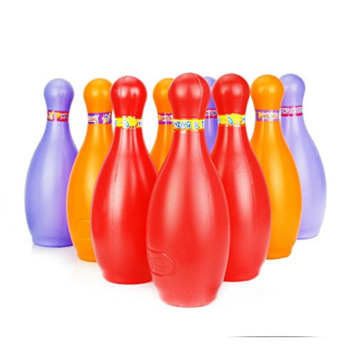 SOWOFA Big Size ! Large Sports Outdoor Bowling Toys Play Sets With