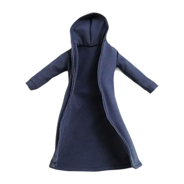 Accesorios de Muñeca de Moda con Abrigo de Viento a Escala 1/12 para Figuras de Modelos de Muñecas de 6 Pulgadas